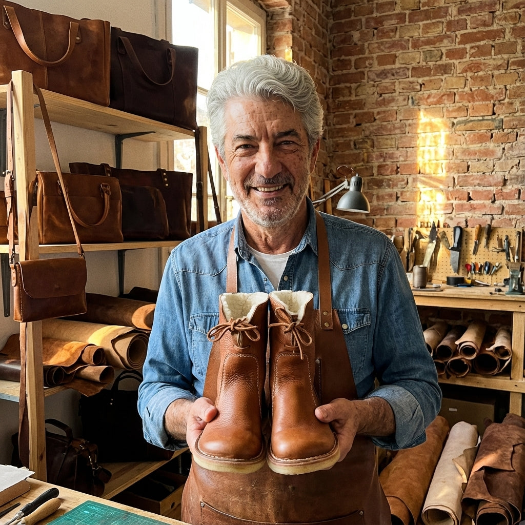 Serafina® | Stiefel aus Echtem Leder