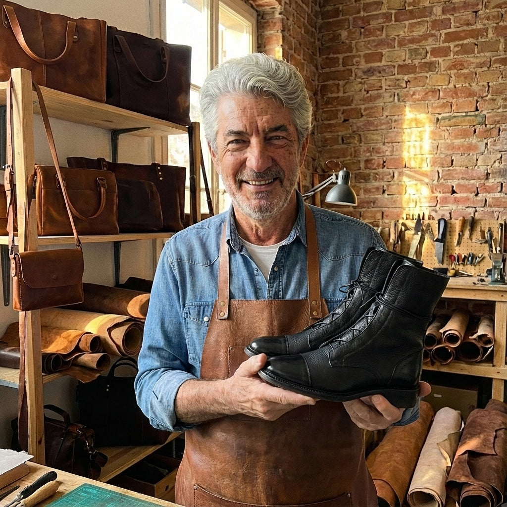 Milena® | Stiefel aus Echtem Leder