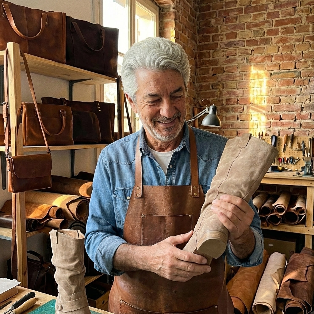 Sabrina® | Stiefel aus Echtem Leder