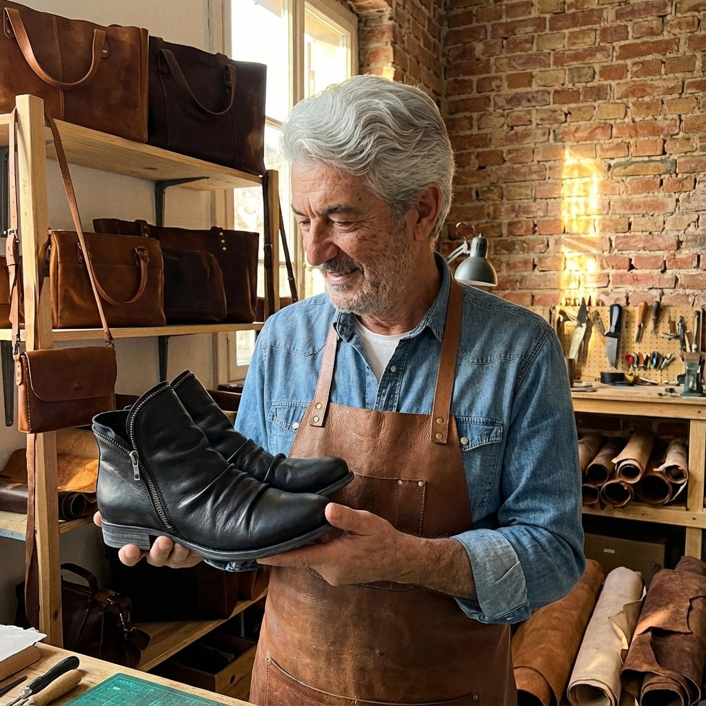 Ilaria® | Stiefel aus Echtem Leder