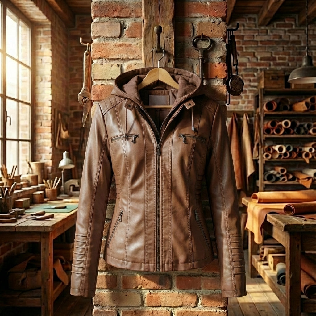 Nicoletta® | Jacke aus Echtem Leder