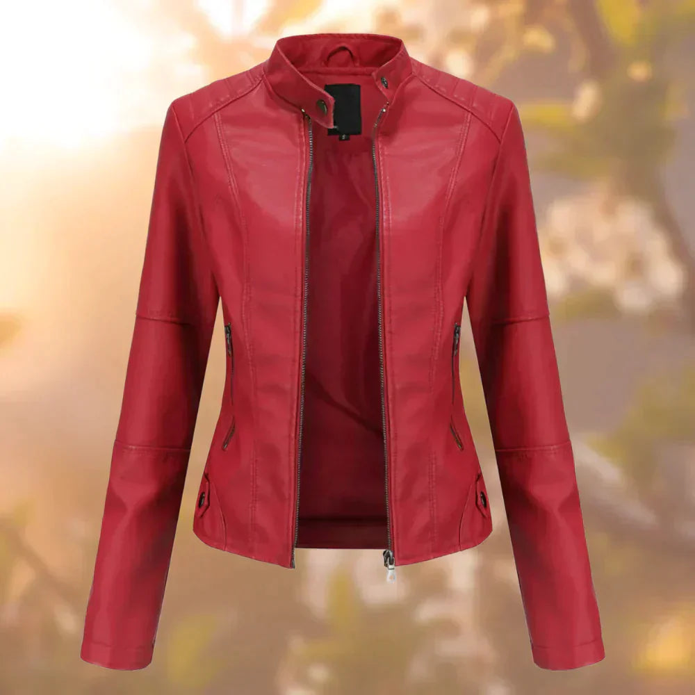 Teresa® | Jacke aus Echtem Leder