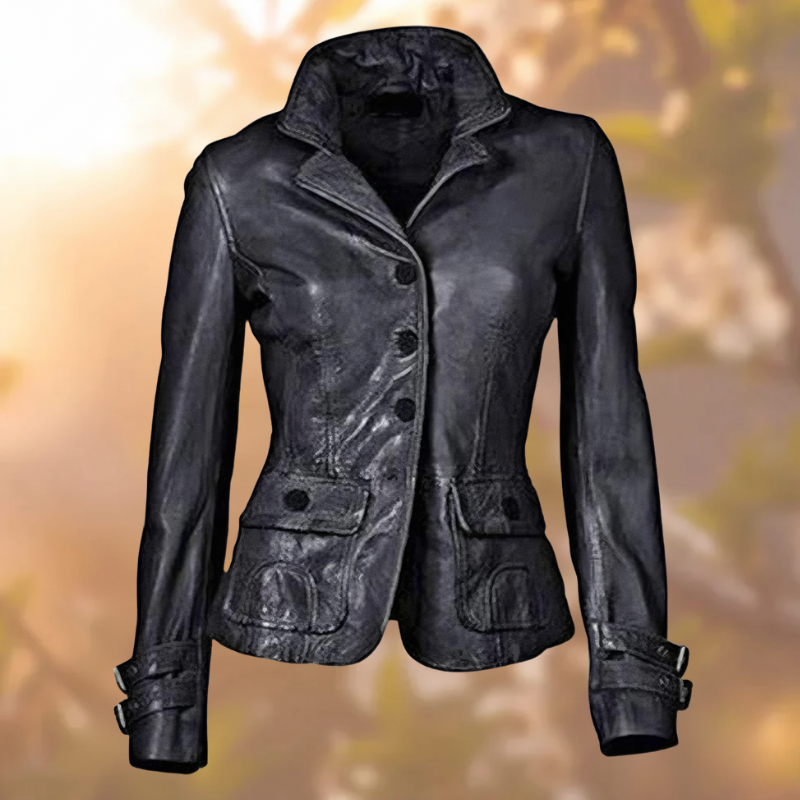 Cristina® | Jacke aus Echtem Leder