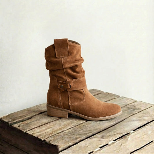 Zara® | Stiefel aus Echtem Leder
