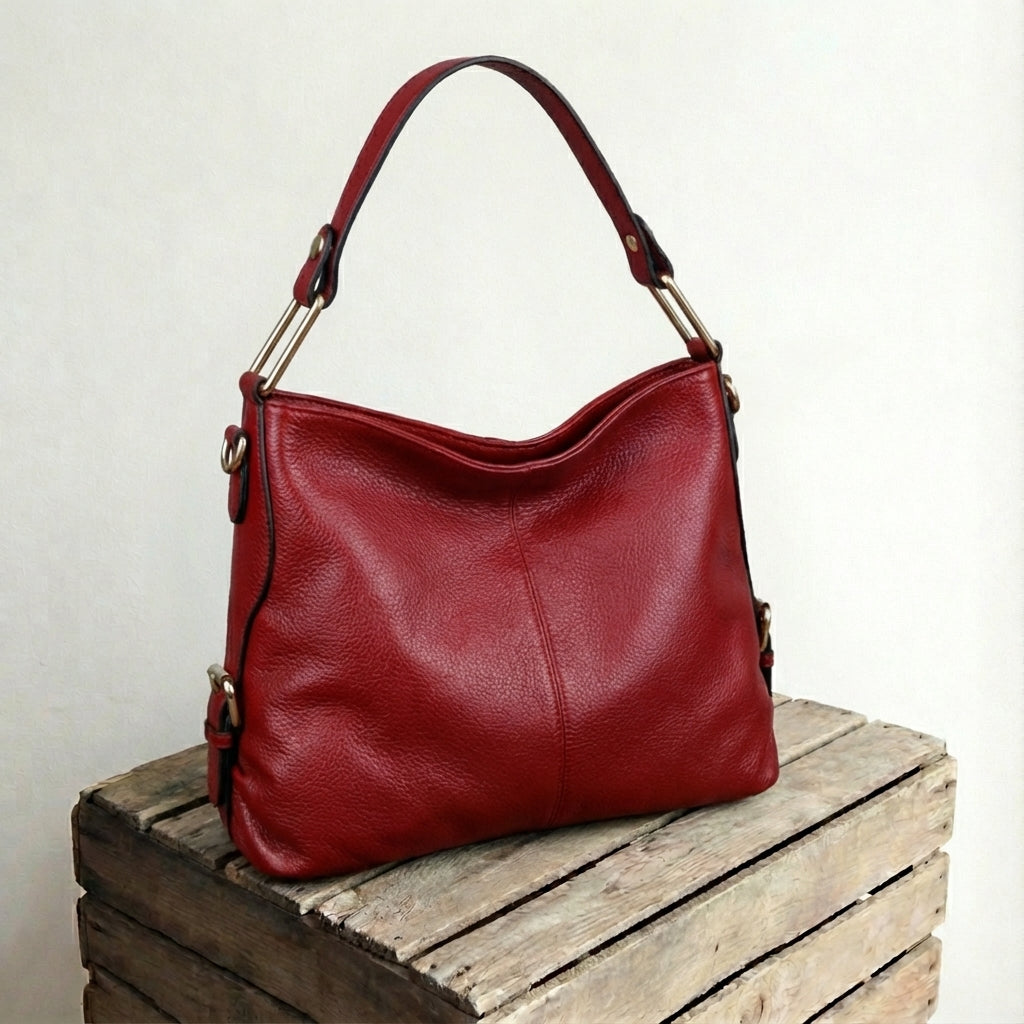 Lucia® | Sac Hobo en Cuir Véritable