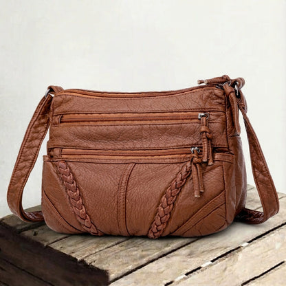 Adriana® | Schultertasche aus Echtleder